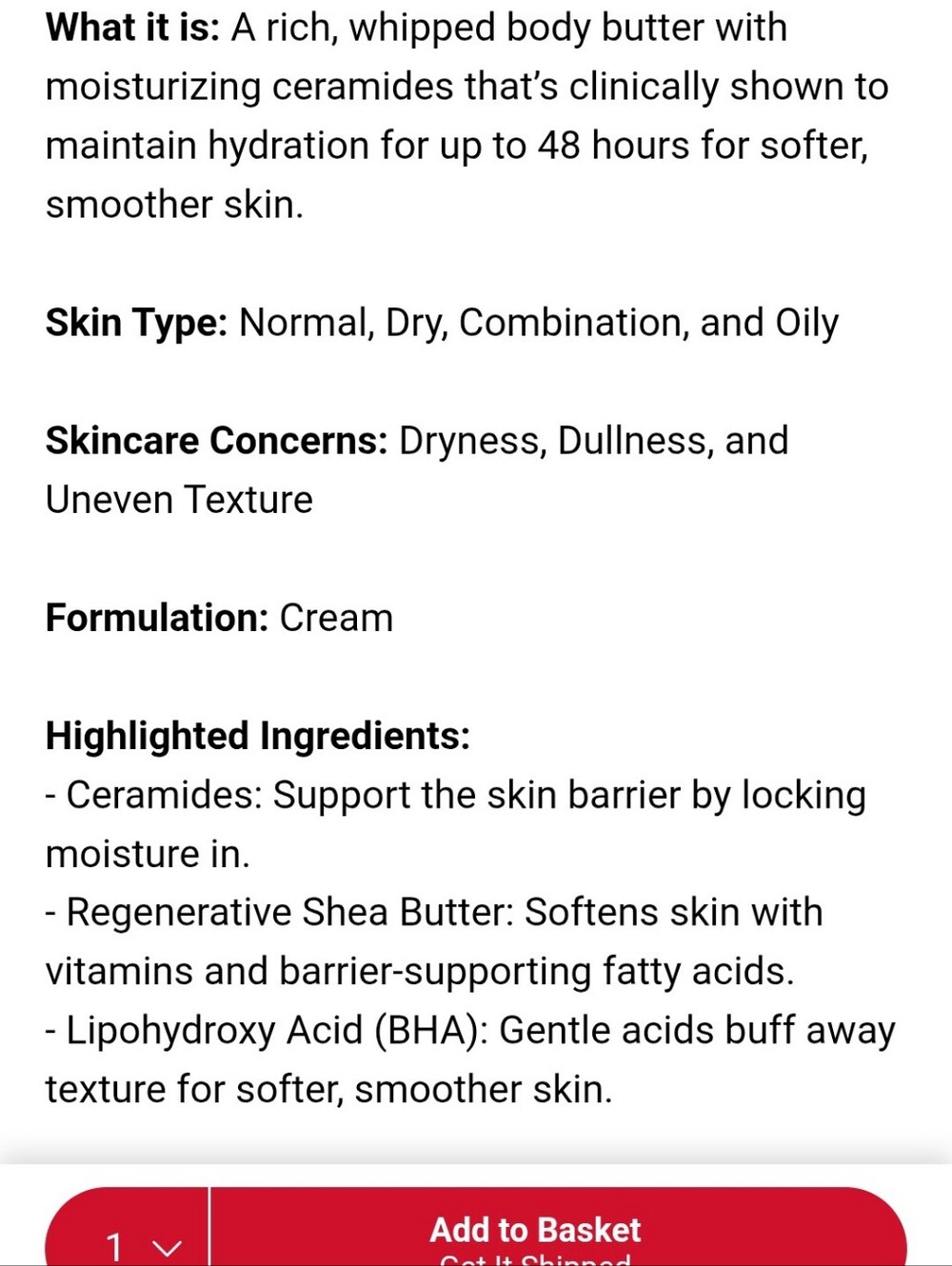 Amika Body Butter - Picture 3 of 3